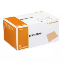 BACTIGRAS antiseptinen parafiiniharso 5x5 cm, 50 kpl