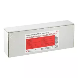 ISOTONISCHE NaCl-liuos 0,9 % Eifelfango, 5 x 100 ml