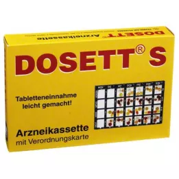 DOSETT S Lääkekasetti sininen, 1 kpl