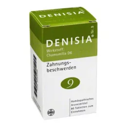 DENISIA 9 hammastustablettia, 80 kpl
