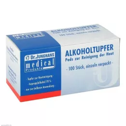 ALKOHOLTUPFER 3x6 cm steriili, 100 kpl