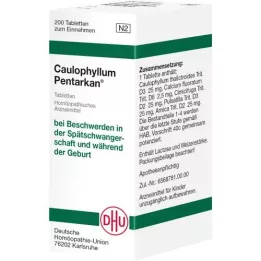 CAULOPHYLLUM PENTARKAN tabletit, 200 kpl