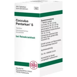 COCCULUS PENTARKAN tabletit, 200 kpl
