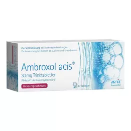 AMBROXOL acis 30 mg tabletit suun kautta, 40 kpl