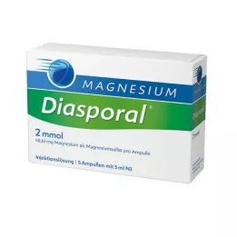 MAGNESIUM DIASPORAL 2 mmol ampullit, 5X5 ml