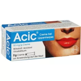 ACIC kerma huulten herpissä, 2 g