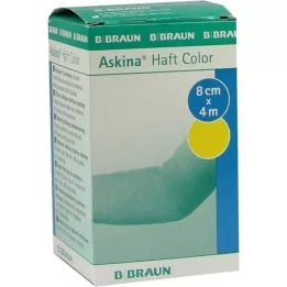 ASKINA tarraside väri 8 cmx4 m keltainen, 1 kpl