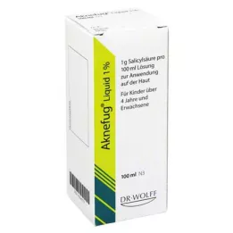 AKNEFUG nestemäinen 1 % liuos, 100 ml