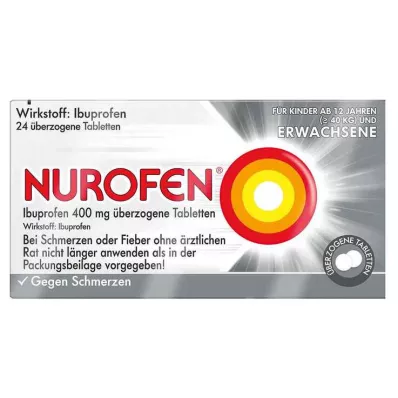 NUROFEN Ibuprofeeni 400 mg päällystetyt tabletit, 24 kpl