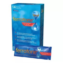 FERROTONE Rautapussit, 14X20 ml