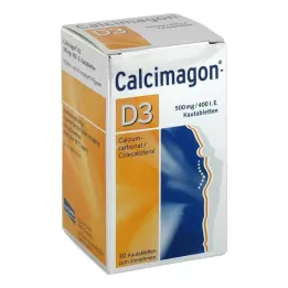 CALCIMAGON D3 purutabletit, 30 kpl