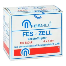 ZELLSTOFFTUPFER FES ZELL 4x5 cm korkea, 100 kpl