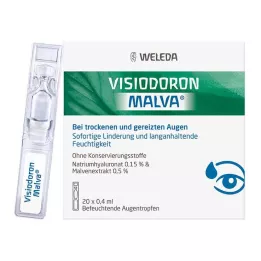 VISIODORON Malva-silmätipat kerta-annospipetissä, 20X0,4 ml