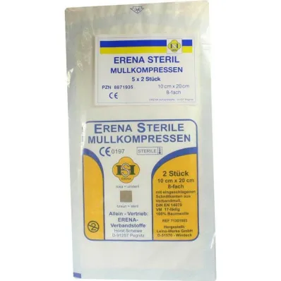 Erena steriili sideharsopakkaus 10x20, 5x2 kpl
