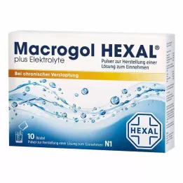 MACROGOL HEXAL plus elektrolyytit Plv.z.H.e.L.z.E., 10 kpl
