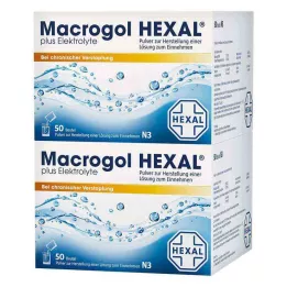 MACROGOL HEXAL plus elektrolyytit Plv.z.H.e.L.z.E., 100 kpl