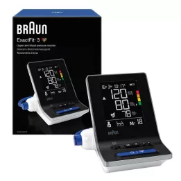 BRAUN BLUTDRUCKMESSGERÄT ExactFit3 Upper Arm BUA6150, 1 kpl