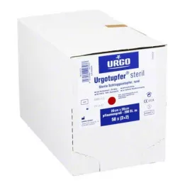 URGOTUPFER luumun kokoinen steriili 2+2, 50 kpl