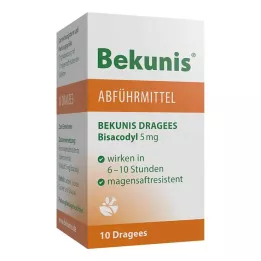 BEKUNIS Bisacodyl Dragees 5 mg enterotabletit, 10 kpl