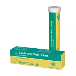 ZINKBRAUSE Verla 25 mg poretabletit, 20 kpl