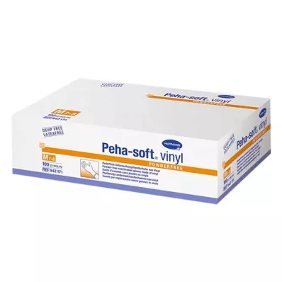 PEHA-SOFT Vinyyli alushanskat, ei-teräs.puuteriton M, 100 kpl