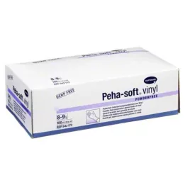 PEHA-SOFT Vinyyli alushanskat, ei-teräs.puuteriton L, 100 kpl