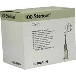 STERICAN Kanyylit 27 G 0,4x25 mm tylppä, 100 kpl