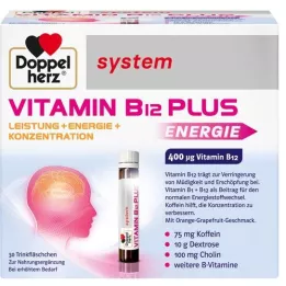 DOPPELHERZ B12 -vitamiini Plus System DrinomAmpull, 30x25 ml