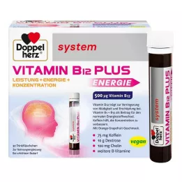 DOPPELHERZ Vitamin B12 Plus -järjestelmän juomaampullit, 30X25 ml