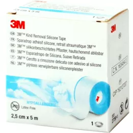 3M silikoni päällystetty patch 2,5 cmx5 m rullat, 12 kpl