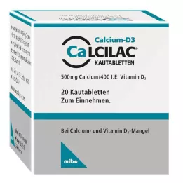 CALCILAC Purutabletit, 20 kpl