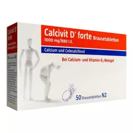CALCIVIT D forte -poretabletit, 50 kpl