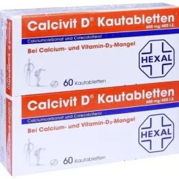 CALCIVIT D Chewing -tabletit, 120 kpl