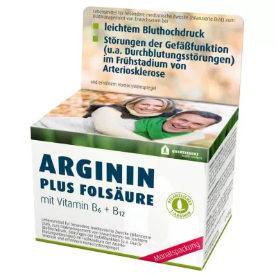 ARGININ PLUS Foolihappokapselit, 120 kpl