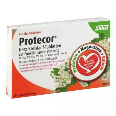 PROTECOR Sydän- ja verisuonitabletit toiminnalliseen tukeen Salus, 50 kpl