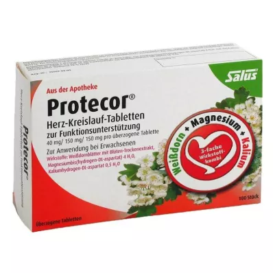 PROTECOR Sydän- ja verisuonitabletit toiminnalliseen tukeen Salus, 100 kpl