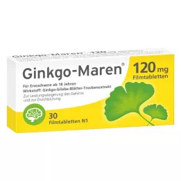 GINKGO-MAREN 120 mg kalvopäällysteiset tabletit, 30 kpl
