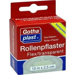 Gothaplast rullakipsi Flex trp.2,5 cm x 10 m, 1 kpl