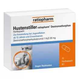 HUSTENSTILLER-ratiopharm Dekstrometorfaanikapselit, 10 kpl