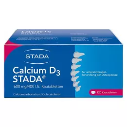 CALCIUM D3 STADA 600 mg/400 I.E. purutabletit, 120 kpl