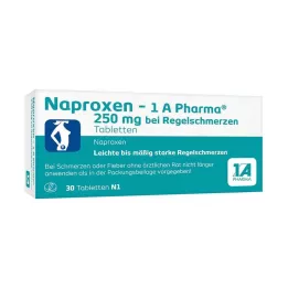 NAPROXEN-1A Pharma 250 mg B. REGEL -kipu