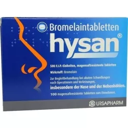 BROMELAIN TABLETTEN Hysan -maha -suolikanavan tabletit, 100 kpl