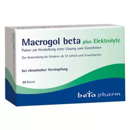 MACROGOL beeta plus elektrolyytit jauhe suun kautta, 20 kpl