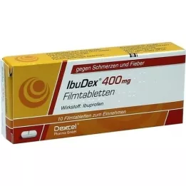 IBUDEX 400 mg kalvopäällystetyt tabletit, 10 kpl