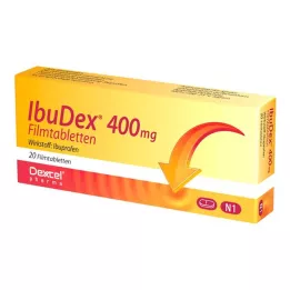 IBUDEX 400 mg kalvopäällysteiset tabletit, 20 kpl