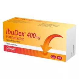 IBUDEX 400 mg kalvopäällysteiset tabletit, 50 kpl