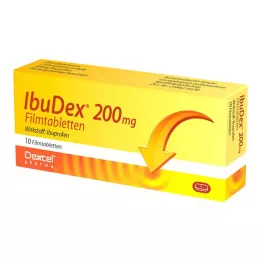 IBUDEX 200 mg kalvopäällysteiset tabletit, 10 kpl