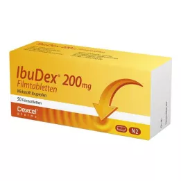 IBUDEX 200 mg kalvopäällysteiset tabletit, 50 kpl
