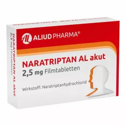 NARATRIPTAN AL akuutti 2,5 mg kalvopäällysteiset tabletit, 2 kpl