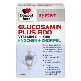 DOPPELHERZ Glucosamine Plus 800 -järjestelmän kapselit, 60 kpl